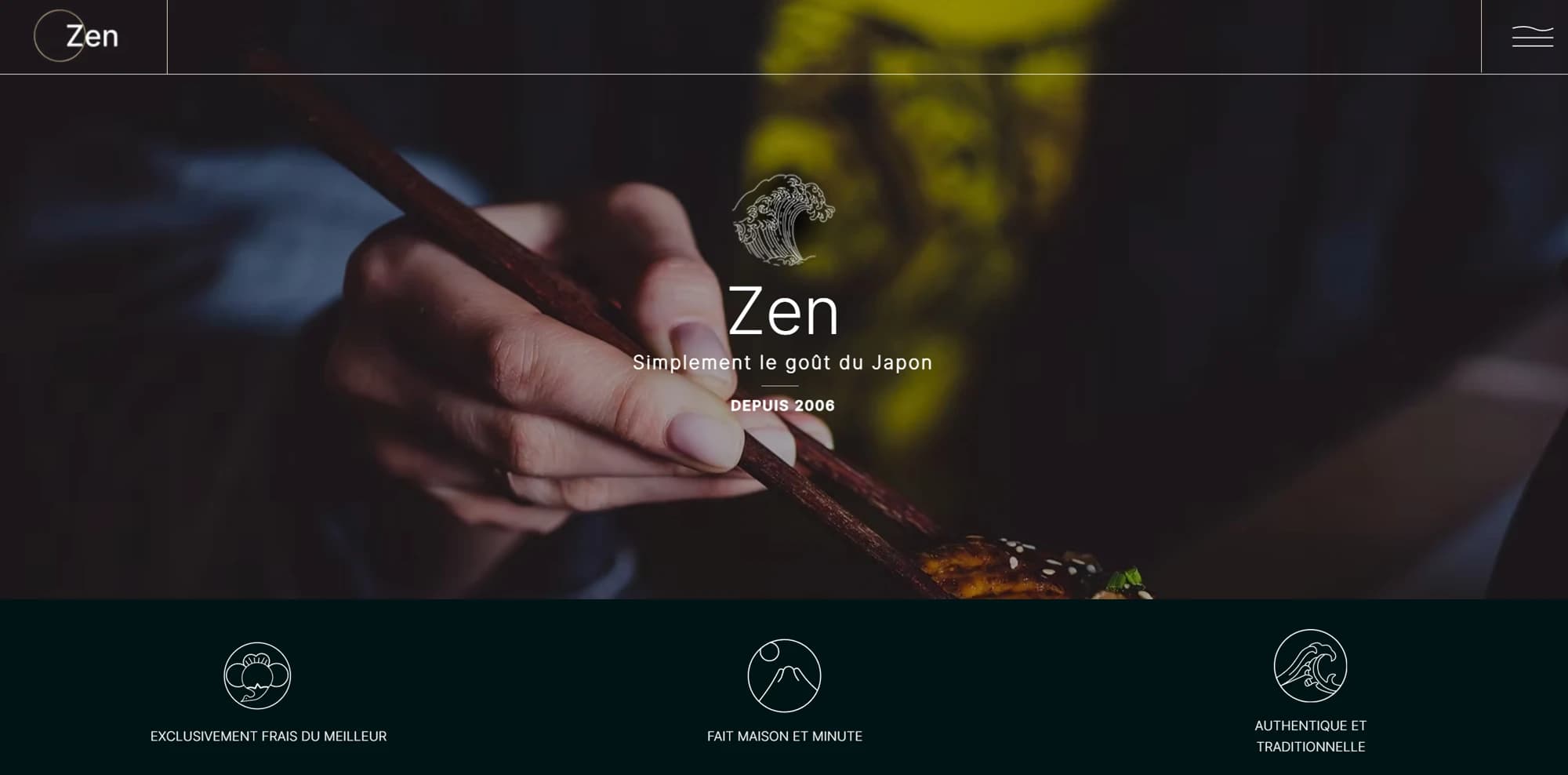 Capture du site Isaan réalisé par Chill Studio